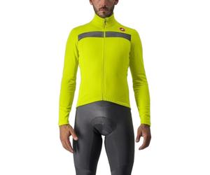 CASTELLI 4518511-383 PURO 3 JERSEY FZ Sweatshirt Men's ELECTRIC LIME/SILVER REFLEX Size XXL