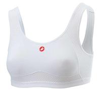 Castelli - Women's Rosso Corsa Bra - Cycling undershirt size M, white/grey