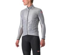 Castelli Aria Shell Jacket Silver Gray