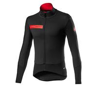 CASTELLI 4520505-085 BETA RoS JACKET Jacket Men's LIGHT BLACK/RED Size M