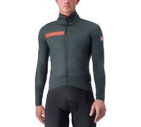 Castelli Beta RoS Jacket - Cycling jacket - Men's Rover Green / Red Orange M