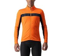 CASTELLI 4520506-034 MORTIROLO VI JACKET Jacket Men's Brilliant Orange/Savile Blue S