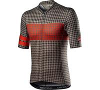 CASTELLI 4521017-364 Maison Jersey Men's T-Shirt Bark Green/Fiery Red XXXL