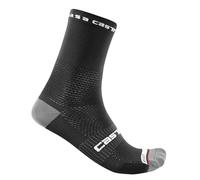 CASTELLI 4521026 ROSSO CORSA PRO 15 SOCK Men's Socks Black White XXL