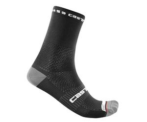 CASTELLI 4521026 ROSSO CORSA PRO 15 SOCK Men's Socks Black White XXL