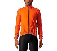 CASTELLI 4521500-034 EMERGENCY 2 RAIN JACKET Jacket Men's BRILLIANT ORANGE Size M