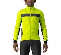 CASTELLI 4521503-383 RADDOPPIA 3 JKT Jacket Men's ELECTRIC LIME/BLACK REFLEX Size M