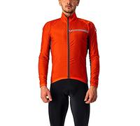 CASTELLI 4521511-656 SQUADRA STRETCH JKT Jacket Men's Fiery Red/Dark Gray M