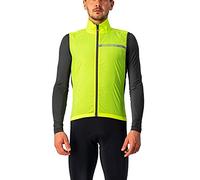 CASTELLI 4521512-032 SQUADRA ST. VEST Sports vest Men's Yellow Fluo/Dark Gray M