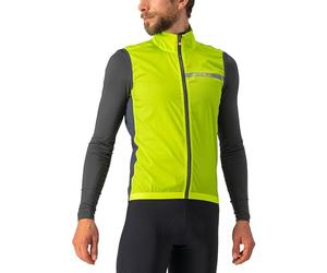CASTELLI 4521512-383 SQUADRA STRETCH VEST Men's Sports vest ELECTRIC LIME/DARK GRAY XL