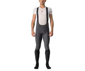 CASTELLI 4521517-030 VELOCISS.5 BIBTIGHT Tights Men's Dark Gray/Silver Reflex Size XL