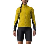 Castelli Unlimited Puffy Gore-tex® Jacket Yellow S Woman S Goldenrod / Dark Grey / Black