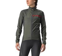CASTELLI 4521529-075 SQUADRA STRETCH W JACKET Women's Jacket MILITARY GREEN/DARK GRAY L
