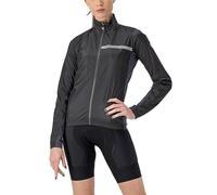 CASTELLI 4521529-085 SQUADRA STRETCH W JACKET Women's Jacket LIGHT BLACK/DARK GRAY XS