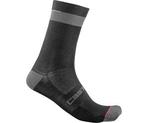 CASTELLI 4521553-010 ALPHA 18 SOCK Socks Men's BLACK/DARK GRAY Size S/M