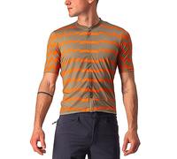CASTELLI 4522007-353 UNLTD STERRATO JRSY Sweatshirt Men's Olive Green/Orange Rust L