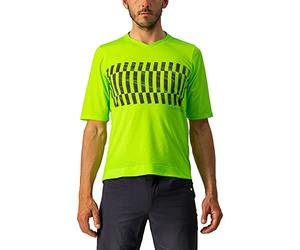 CASTELLI 4522008-383 TRAIL TECH TEE Sweatshirt Men's Electric Lime/Dark Lime S