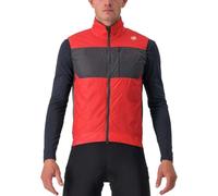 CASTELLI 4522010-642 UNLIMITED PUFFY VEST Jacket Men's POMPEIAN RED/DARK GRAY Size S