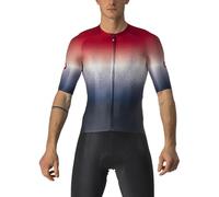 CASTELLI 4522014-414 AERO Race 6.0 Jersey Sweatshirt Men's Savile Blue/Pro Red XXL
