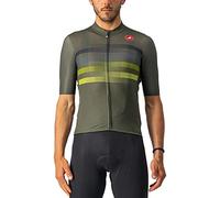 CASTELLI 4522016-075 ENDURANCE PRO JRS Sweatshirt Men's Military Green/Blue-Sulphur M