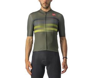 CASTELLI 4522016-075 ENDURANCE PRO JRS Sweatshirt Men's Military Green/Blue-Sulphur XS