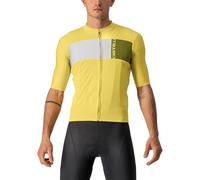 CASTELLI 4522023-782 PROLOGO 7 Jersey Men's T-Shirt Passion Fruit/Ivory-Avocado Green XL