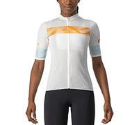 CASTELLI 4522061-065 FENICE Jersey Sweatshirt Women's Ivory/Pop Orange-Skylight XL