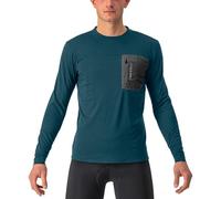 CASTELLI 4522506-323 UNLTD Merino LS Men's Sweatshirt Deep Teal XL