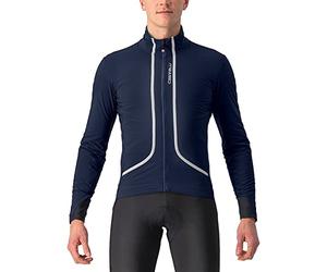 CASTELLI 4522508-414 FLIGHT JACKET AIR Men's Jacket Savile Blue/Silver Gray-Stell S