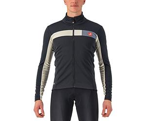 CASTELLI 4522509-085 MORTIROLO 6S JACKET Jacket Men's LIGHT BLACK/CHALK Size L