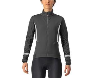 CASTELLI 4522542-085 DINAMICA 2 JACKET Jacket Women's LIGHT BLACK/WHITE REFLEX Size M