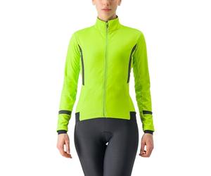 CASTELLI 4522542-383 DINAMICA 2 JACKET Jacket Women's ELECTRIC LIME/BLACK REFLEX Size XS