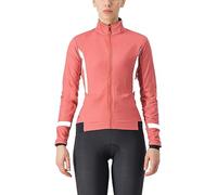 CASTELLI 4522542-654 DINAMICA 2 JACKET Jacket Women's MINERAL RED/WHITE REFLEX Size XS