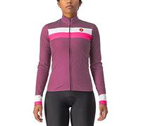 CASTELLI 4522547-014 VOLARE LS Jersey Women's Sweatshirt Cyclamen/White-Pink Fluo S