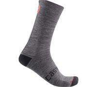 CASTELLI 4522567-030 RACING STRIPE 18SOCK Socks Men's DARK GRAY Size XXL
