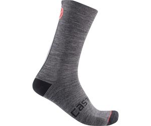 CASTELLI 4522567-030 RACING STRIPE 18SOCK Socks Men's DARK GRAY Size XXL