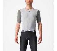 Castelli Premio Short Sleeve Jersey Light Grey Sage Green - XXL