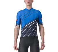 CASTELLI 4523014-059 Speed Strada Jersey Men's T-Shirt Drive Blue/Belgian Blue S
