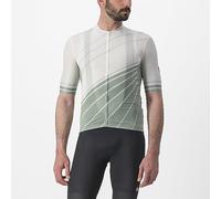 CASTELLI 4523014-065 Speed Strada Jersey Men's T-Shirt Ivory/Defender Green L