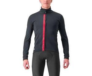 CASTELLI 4523508-085 ENTRATA JACKET Jacket Unisex LIGHT BLACK/RED Size S