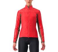 CASTELLI 4523552-654 UNLTD2W PUFFY JKT Jacket Unisex MINERAL RED/SILVER GRAY Size XS