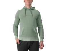 CASTELLI 4523559-346 LOGO HOODIE Sweatshirt Unisex DEFENDER GREEN Size S