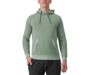 CASTELLI 4523559-346 LOGO HOODIE Sweatshirt Unisex DEFENDER GREEN Size XL