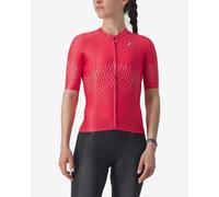Castelli Aero Pro Rosso Corsa Short Sleeve Jersey Hibiscus Red Women - M