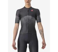 Castelli Aero Pro Rosso Corsa Short Sleeve Jersey Light Black Women - L