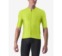 Castelli Aero Race 6.0 Rosso Corsa Short Sleeve Jersey Electric Lime Green - L