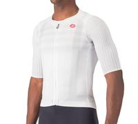Castelli Aero Race 8S Short Sleeve Jersey - SS25 - White / Small