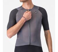 Castelli Aero Race 8s Short Sleeve Jersey Grey M Men M Smoke Grey