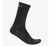 Castelli Aero Race Pro 20 Socks Black Rosso Corsa - XXL
