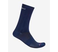 Castelli Aero Race Pro 20 Socks Night Blue Rosso Corsa - L-XL